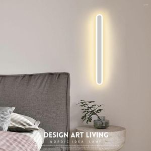 Wall Lamp Modern LED Long Light For Home Bedroom Living Room Sofa Background Sconce Lighting Decoration