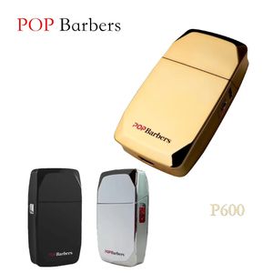 Hårtrimmer Professional 9000 rpm Pop Barbers P600 Oil Head Electric Clippers Golden Gradient Push Shaver 231102