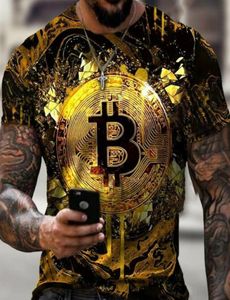 Мужские футболки Футболка Crypto Currency Traders Gold Coin Хлопковые рубашки1546375