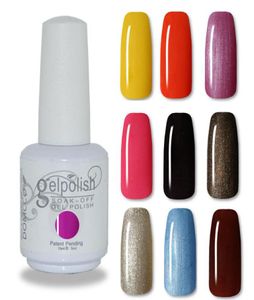 Toppkvalitet Soak Off Nail Gel Polish Nail Art Gel Lacquer Leduv Base Coat Foundation Top Coat2413485