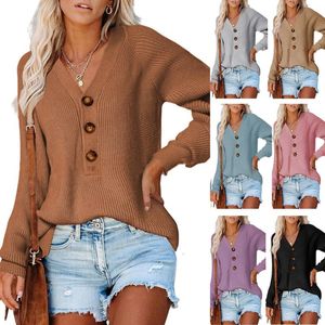 Kadın Sweaters Sold V-yaka Kadın Kaşmir İnce Hardigan Sweater Bekar Kesilmiş Gevşek 2023 Örgü Bahar Sonbahar Moda Topwomen's