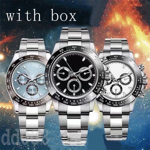 Paul Newman Watch Designer Mechanical Watches Men 904L Todo o aço inoxidável cerâmica Montre de Luxe Dobring Buckle Suit 40mm Relógio automático SB019 C23