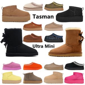 Tasman Slippers Tazz Australia Designer Ultra Mini Boots of Women Over The Knee Booties Classic Platfor