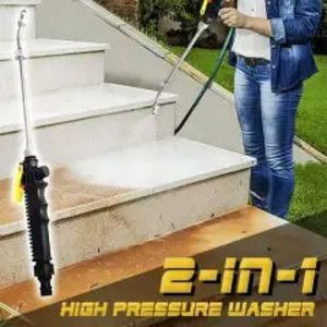 Car Washer 48 56cm High Pressure Water Gun Copper Washing Watering Plants Adjustable Sprinkler Garden Supplies