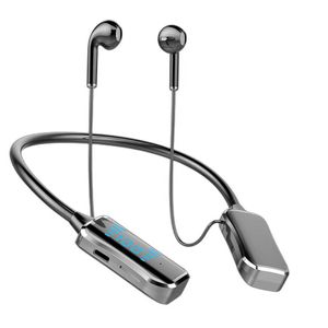 1000mAh Långt standby batterilivslängd TF-kort som kör hörlurar headset bluetooth trådlösa hörlurar hängande nack sport binaural in-e hörlurar 2otqg