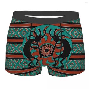 Underbyxor kricka svart och brun kokopelli sydväst design trosor shorts boxare trosor mäns underkläder homme