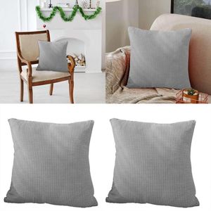 Pillow Throw Sofa Office Waist Headrest Pillowcase With Zipper Closure Soft