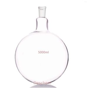 1-Neck 24/40 Round Bottom Glass Flask 5000ml Laboratory Bottle