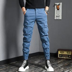 Calças ao ar livre Calças masculinas leves e luxuosas recém-chegadas, calças estilo harém da moda, calças táticas esportivas ao ar livre e jeans casuais finos; 231103