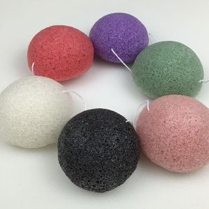 Skin care cleaning tools Konjac face wash puff Bamboo charcoal facial cleanser Konjac puff Facial cleaning sponge