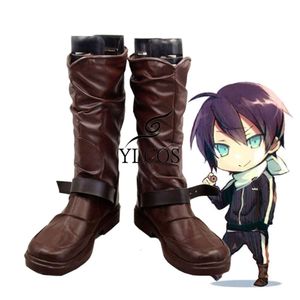 キャットスーツコスチュームアニメYato Cosplay Shoes Haolloween Party Bootsカスタムメイド