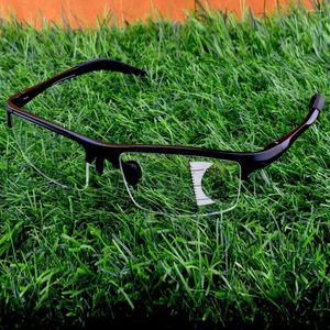Okulary przeciwsłoneczne Al-Mg Sportowy Delikatne Zawias Pół-rima czarna rama chłodna Mężczyźni Progresywne wieloogniskowe ograniczone okulary odczytu 0,75 do 4
