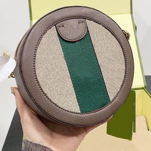 Fashion Women's Bag Outdoor Crossbody Round Design Classic Letter Print Shoulder Bag