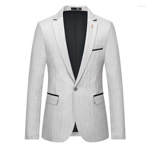 Mäns kostymer hög kvalitet 5xl blazer mäns italiensk stil elegant mode enkel affär casual jobb intervju gentleman smal fit