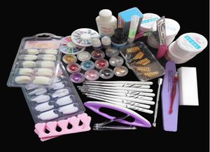 Novo Kit Nail Art Gel UV Extensão Sólida conjunto de Manicure Construtor Polonês escova base casaco top coat nail art set3741744