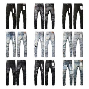 Designer dżinsy męskie dżinsowe spodnie haftowe mody otwory do spodni hip-hop w trudnej sytuacji zamek błyskawiczny dla mężczyzn Top Sell10 Colours 29-40