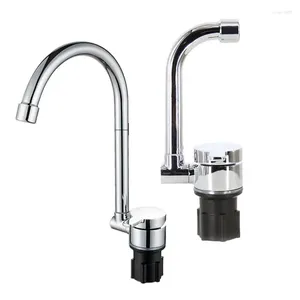 Kitchen Faucets 360 Degree Swivel RV Faucet Humanized Brass Convenient And Rotatable In Bar Sink Accessories For Caravans Boathouses