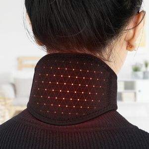 Back Support Health Neck Care With 9pcs Magnets Massager Tourmaline Self-heating Brace Belt For Cervical Pain Relief