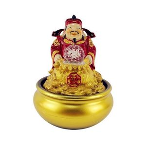 Objetos decorativos Figuras chineses feng shui decorações da empresa de decoração de escritório God of Wealth Lucky O DHBQD