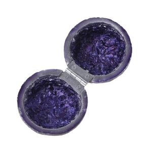 Smyckestativ Crystal Geode Round Agate Quartz Ball Ring Holder Propoal Box Drop Delivery Packaging Display DHGARDEN DHCUV