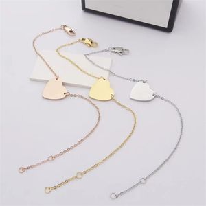 Luxury necklace pendant designer dainty jewelry womens necklace fashion custom cjeweler plated gold silver rose chain for men woman trendy tiktok Mother's Day Gift