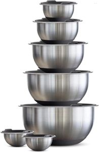 Bowls Mixing Stainless Steel 14 Pc Gray 80202/507DS Vajillas De Porcelana Cute Ramen Set Bowl Plastic ?