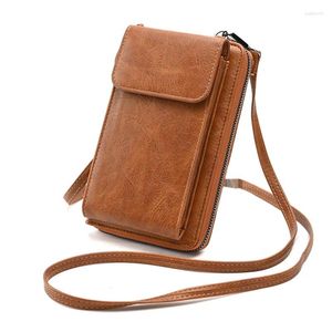 Bel Çantaları Küçük Crossbody Messenger Kadınlar İçin Elçiler Cep Telefon Poşeti Taşınabilir Omuz Cüzdan Mini Çanta Kart Tutucu Para Çanta