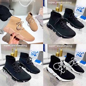 Designerskor Triple S Sneakers Luxury Men Speed ​​Sticka Platform Shoes Lace Up Trainers With Box Size 35-46