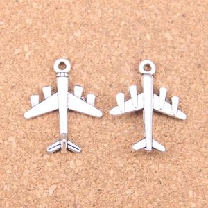 Charms 14pcs Airplane Plane 27x21mm Antique Pendants Vintage Tibetan Silver Jewelry DIY For Bracelet Necklace