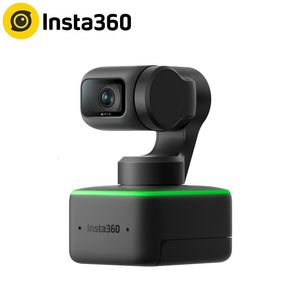 Sport Action Video Cameras Insta360 Link Webcam AI Tracking Gest Control med brusavbrytande mikrofoner datorkamera för telekonferens Live Game 230403