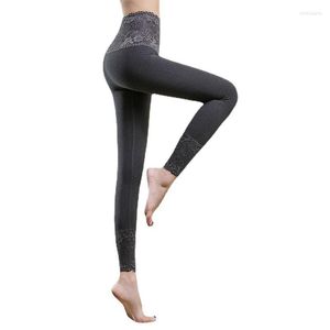Kadın Taytlar Yüksek Bel Giysileri Zarif İnce Uyku Pantolon Leggins Seksi Kız Uzun Legins Leginsy Sonbahar Kış Kadınlar Sıcak Dantelini Tutun
