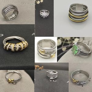 Nowy DY pokręcony vintage projektant Wedding Pierścienia dla kobiet wakacyjnych prezentów