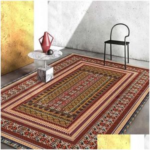 Carpets Europeanstyle Persian Living Room Carpet Bohemian El Lounge Rug Bedroom Bedside Nonslip Rugs Entry Door Mat Customiza Dhry9