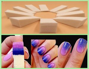10st Gradient Nail Sponges Natural Magic Simple Creative Nail Design UV Gel Color Change Nail Equipment Diy Nail Art Tools287Z6481898