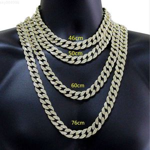 Colar de coração de designer, corrente de ouro e prata, joias de moda masculina, hip hop, luxo, 18K, Miami Cuban Link Curb, corrente para homens, mulheres, colar anti-manchas banhado