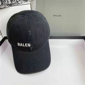 Fashion designer original high-quality correct version b Paris wash hole making old baseball cap