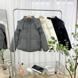 Tasarımcı Kadınlar Down Ceketler Parka Amis Amies Puffer Ceket Hooded Premium Rahat Kışlı Kış Sıcak Kalınlaştırılmış Fermuar Katlar Erkek Çift Ceket