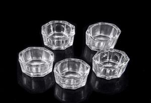 Pó líquido acrílico Dappen Dish Glass Crystal Cup Ferramenta para unhas Art8024660