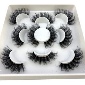 Makeup Tools 5 Par Natural False Eyelashes Fake Long Makeup 3D Mink Eyelash Extension Short 230403