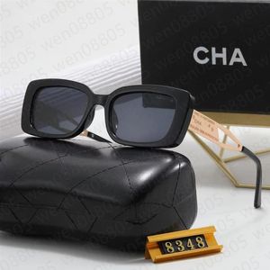 Óculos de sol de luxo da moda designer de lentes de nylon HD Proteção contra radiação Mesa de óculos da moda adequada para todos os jovens usam Chanels Cha Nel produzido com caixa