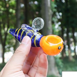 Glass Pipe 105mm Creative Little Bee Glass Pipe Pipe Smoking Set Pipe Accessories Wholesale