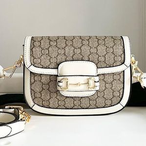 Luxury Women Shoulder Cucci Bag1955 Saddle Designer Bag Wallet Underarm Handbags Messenger Handbag Vintage Crossbody Bags 805