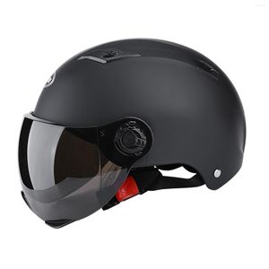 Motorradhelme Street Bike Flip Up Open Face Einziehbares Visier Fit für Unisex-Erwachsene