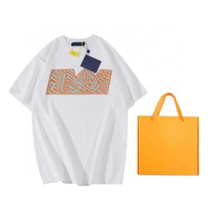 23SS Nowy najlepszy projektant luksusowy styl polarny popowy moda High Street Hip Hop Street Bawełniana koszulka z krótkim rękawem oddychającym nadrukiem dla mężczyzn i kobiet