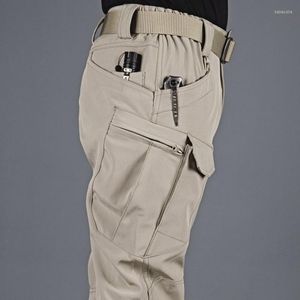 Męskie spodnie Deeptown Casual Tactical Cargo dla mężczyzn Wojskowe wielokrotne spodnie kieszonkowe Mężczyzna luźne armia styl mody szczupły jogger 3xl