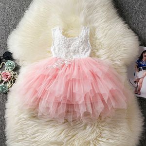 Girl's Dresses Girls Pink Christmas Dress Sequined Evening Party Princess Velvet Tutu Gown Baby Year Clothes Toddler Girl Xmas Dresses 2-6Y 230403
