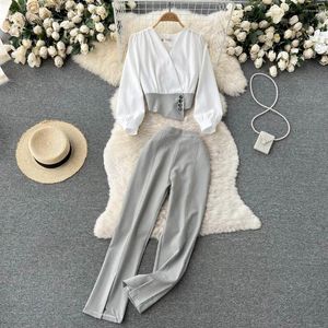 Women's Two Piece Pants Women Clothes