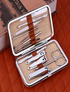 12pcs manicure set Stainless Steel nail extension kit Clipper cutters for manicure Pedicure Tools Professional set for manicure5001522