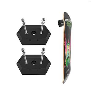 Hooks Skateboard Wall Mount Hanger For Deck Display And Storage Floating Effect