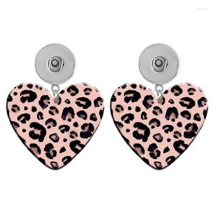 Dangle Earrings LOVE MOM Sunflower Happy Easter 12mm 18mm Snap Button Heart Acrylic Eardrop Ear Stud DIY Jewelry R1150